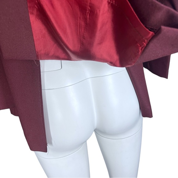 VTG 70's Burgundy Brown Watts Doin Blazer & matching Vest VTG Sz 7/8 - Picture 12 of 16